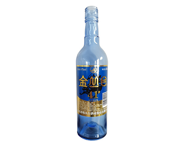 烤花玻璃（lí）酒瓶