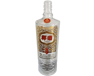 烤花玻璃酒（jiǔ）瓶